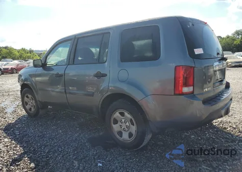 2013 Honda Pilot Lx from USA, damaged, VIN 5FNYF3H20DB030115